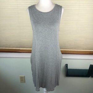 LOU & GREY Beachy Coastal Sleeveless Comfy Lightweight Dress w Pockets Festival